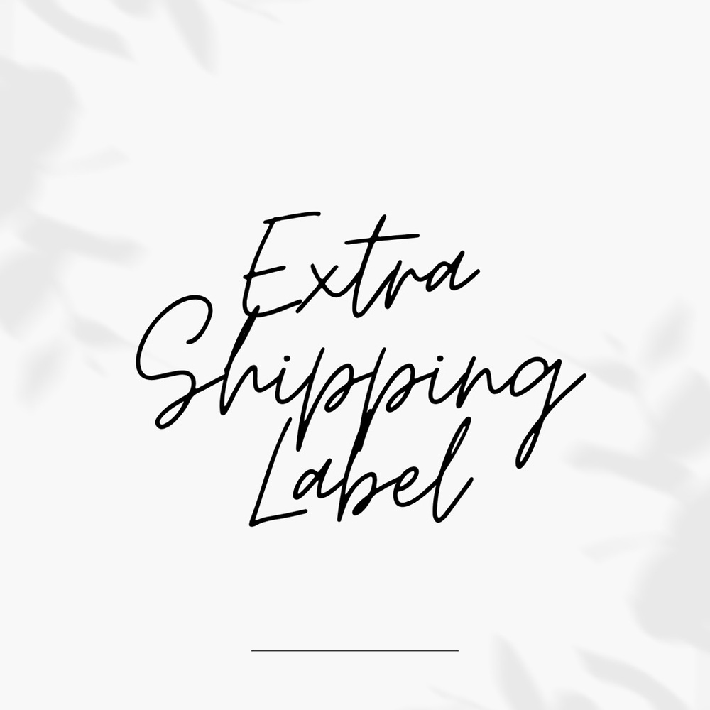 Extra Shipping Label